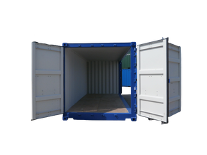 Contenedor de Envío Seco Azul de 20 Pies, Caja Nueva Vacía para Transporte de Mercancías - Product Image 1