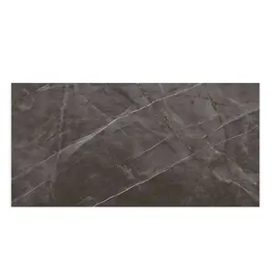 高光泽成品阿玛尼尼罗800x1600mm毫米陶瓷抛光釉面地砖，面向全球出口商