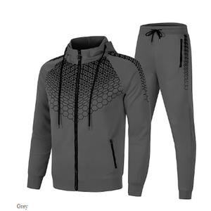 Haute qualité hommes Jogging porter survêtement hommes sweat et Joggers survêtement ensemble 100% coton survêtements du Pakistan - Product Image 2