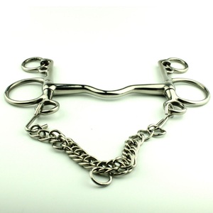 2024 nouvel acier inoxydable Pelham & Weymouth trottoir cheval peu équipement cheval équitation bits OEM Design Service - Product Image 4