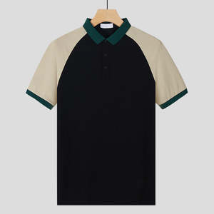 เสื้อโปโลผู้ชายสีพื้นคุณภาพดี เนื้อผ้าบางเบา ระบายอากาศได้ดี ไซส์ใหญ่ ลายโลโก้เรียบง่าย ทรงโอเวอร์ไซส์ ดีไซน์สั่งทำพิเศษ - Product Image 3