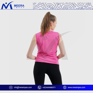 Camisola de moda con cuello en V para mujer, camiseta sin mangas con ribete de encaje con tela transpirable suave y elástica para ropa informal cómoda - Product Image 3