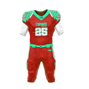 Camiseta de fútbol americano de manga corta ligera para hombre, conjunto de uniforme transpirable de talla grande, Tops - Product Image 3