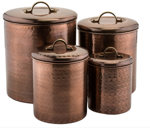 Best Quality Designer Galvanized Container 3 Pcs Household Kitchen and <b>Tabletop</b> <b>Storage</b> Canister Latest Arrival - Product Image 6