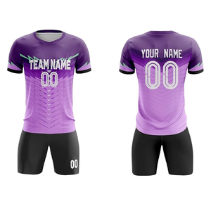 Uniforme de fútbol de color degradado hecho en fábrica de la mejor calidad para hombres Juego de camisetas de sublimación de primera calidad para adultos Estilo óptimo - Product Image 1