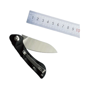 Couteau de poche pliant avec poignée G10 élégante Fournisseur de couteaux EDC personnalisés quantité minimale de commande bas - Product Image 1