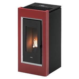 Estufa de Pellets PRINCE 11 Roja de 5 Estrellas, 10.5kW, Clase A+, 7022072 - Product Image 1