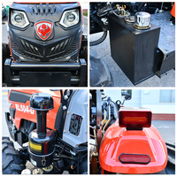 Mini tracteur certifié CE EPA 4x4 4 cylindres 50 CV avec boîte de vitesses et pompe pour l'agriculture