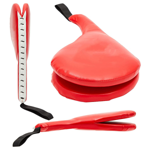 En couleur rouge Meilleur produit Coussinets de frappe durables pour l'entraînement de kickboxing Karaté Kicking Target Taekwondo Kick Pad - Product Image 1