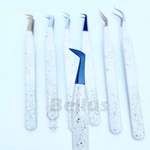 Pinzas para pestañas Premium, herramientas para pestañas perfectas de grado profesional de alta dureza hechas en Pakistán, la mejor calidad para uso en salón - Product Image 3