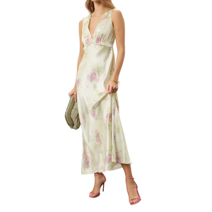 ชุดเดรสแฟชั่นสีเขียวสำหรับผู้หญิงชุดเดรสสำหรับงานปาร์ตี้และงานสังสรรค์ตอนเย็นไม่ซ้ำใครจากผู้จำหน่ายระดับพรีเมียมของอินเดียในราคาที่ดีที่สุด - Product Image 1