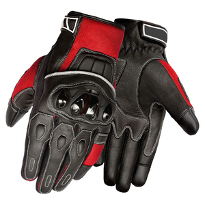 Guantes de moto de cuero genuino de la mejor calidad Guantes de carreras de nuevo diseño Cómodos guantes de moto de cuero de moda de piel de oveja - Product Image 3
