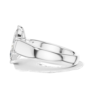 Anillo de Diamante de Laboratorio Marquise de 2.00 CT para Mujer, Claridad VVSVS EF, Oro de 18KT, 14KT, 10KT y Plata 925, Oro Rosa, Amarillo, Blanco - Product Image 6