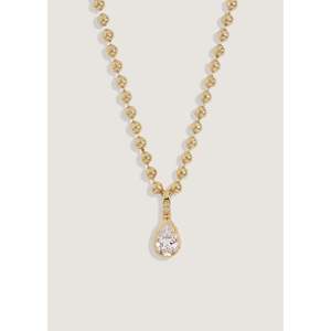 3ctw Diamond Pear Pendant <b>Necklace</b> Elegant Madeleine Design - Product Image 5