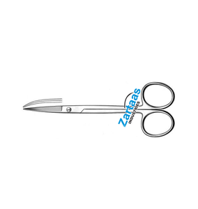 Instrumentos dentales de acero inoxidable de alta calidad, tijeras de goma, instrumentos quirúrgicos curvos de 12 cm - Product Image 1