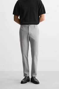 OEM Custom High Quality Men's <b>Jogger</b> Pants 2025 Casual <b>Slim</b> Fit Woolen Trousers with Mid Waist Custom Logo Printed 2025 - Product Image 4