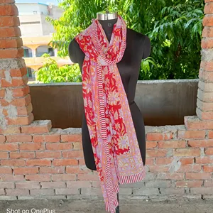 领头包裹沙滩遮盖比基尼波西米亚纱笼印度手块印花围巾100% 纯棉纱笼最佳质量