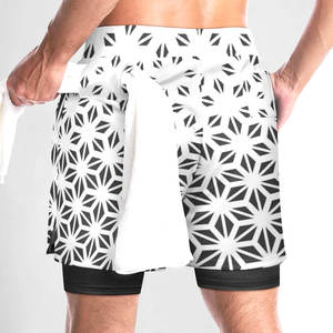 Pantalones cortos deportivos transpirables de secado rápido para hombre, de talla grande, para correr, entrenamiento físico - Product Image 4