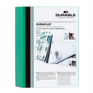 Durable DURAPLUS DIN <b>A4</b> Extra Wide PVC Green File <b>Folder</b> Offer - Product Image 3