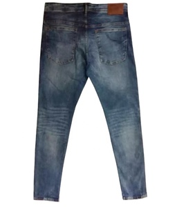 Pantalones Vaqueros Negros Yihao al por Mayor, Pantalones Casuales Rectos Desgastados para Hombre, Personalizados, de Algodón Lavado a la Piedra, OEM, Cintura Alta, Ligeros - Product Image 5