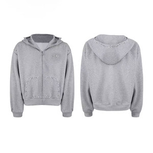 ชุดวอร์มสองชิ้นของผู้ชายชุดวอร์มเข้ารูปแบบเรียบๆระบายอากาศได้ดีปักลายตามสั่ง - Product Image 4