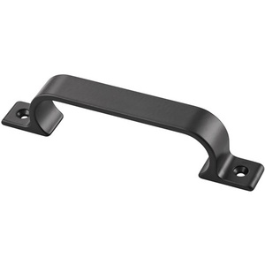 HERMETA Black Aluminum Furniture Handles & Knobs <b>28mm</b> Handle Projection 149mm Length 19mm Width 2 Holes - Product Image 1