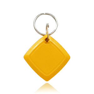 13.56mhz Rewritable Waterproof ABS RFID <b>Mini</b> Tag Keyfobs with NFC Keychain Access Control - Product Image 4