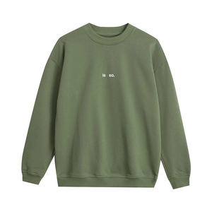 Factory Direct Unisex 100% Cotton Thick Knit Lined Long Sleeve <b>Sweater</b> | Animal Print Logo Crystal | Windproof Warm Breathable - Product Image 6