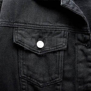 Chaqueta vaquera cálida de Invierno para mujer hecha a medida 2025 Precio de procesamiento de punto de patrón sólido - Product Image 4