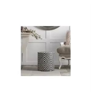 Mesa Auxiliar Artesanal con Incrustaciones de Hueso y Ágata, la Mejor Calidad a Precio de Mayoreo - Product Image 2