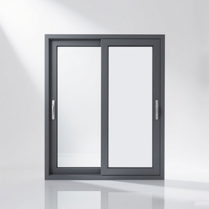 Tùy chỉnh chống trộm đôi cửa sổ trượt kính cường lực nhôm cửa sổ và cửa ra vào - Product Image 1