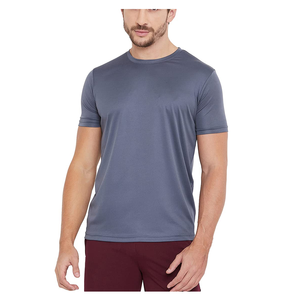 Camiseta para correr de gimnasio para hombre personalizada al por mayor, Camiseta deportiva de tejido para entrenamiento físico con diseño muscular - Product Image 1
