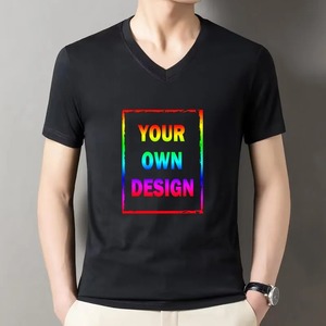 Camiseta de algodón informal de verano para hombre 100% poliéster/algodón hecha por Ram Industry Tops para hombres y mujeres - Product Image 2