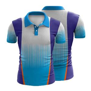 Polo para hombre, 100 algodón, mezcla de poliéster, nuevo diseño, manga corta, transpirable, talla grande, punto de alta calidad, estampado bordado - Product Image 4