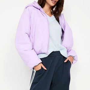 เสื้อแจ็คเก็ตบับเบิ้ลดีไซน์ใหม่ทันสมัยสำหรับฤดูหนาว แบบสบายๆ หนา อบอุ่น ทรงเข้ารูป บุใยดาวน์เย็บติดกัน  แจ็คเก็ตถักไหมพรม แจ็คเก็ตบับเบิ้ลสำหรับผู้หญิง - Product Image 3