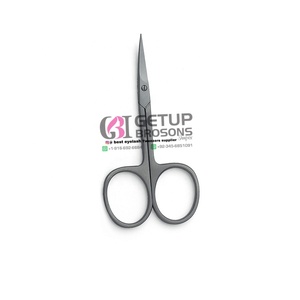 El mejor producto profesional Tijera pequeña de plasma negro para cejas Acero inoxidable con su propio logotipo e instrumento de belleza de color - Product Image 4