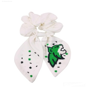 Personalizado de moda con cuentas Scrunchies accesorio para el cabello indio bordado a mano scrunchies semilla con cuentas scrunchies - Product Image 1