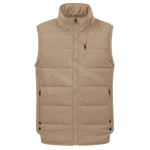 Veste d'hiver de qualité supérieure, veste matelassée en duvet, veste sans manches pour homme, vestes matelassées sans manches - Product Image 1