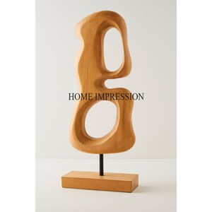 Escultura de aspecto atractivo chapado en oro de alto grado fundido de aluminio de calidad Superior para el centro de mesa y la decoración de la Mesa del hogar y del Hotel - Product Image 6