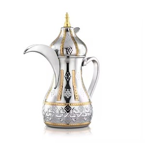 Handcrafted Stainless Steel Vintage Eco-Friendly Dallah Tea <b>Pot</b> for Best Quality Tea <b>Coffee</b> Container Kitchen Catering Items - Product Image 6