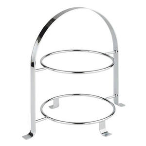 Nouveau support à gâteau classique de forme arrondie, finition noire en poudre, design élégant, 3 étages, décoration de table pour mariage, anniversaire, fête - Product Image 3