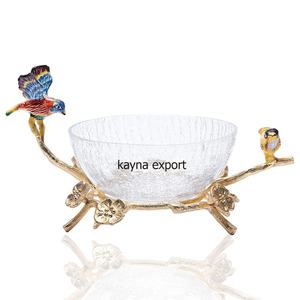 De luxe plaqué or avec bol en verre - Product Image 1