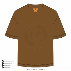 T-shirt à manches courtes marron pour homme, imprimé citation d'amitié, décontracté, col rond, coupe ample, vintage, 180 grammes, jersey de coton, unisexe - Product Image 6