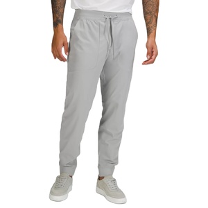 Pantalones de chándal de punto elásticos de color sólido estilo pantalón formal europeo y americano personalizados al por mayor - Product Image 1