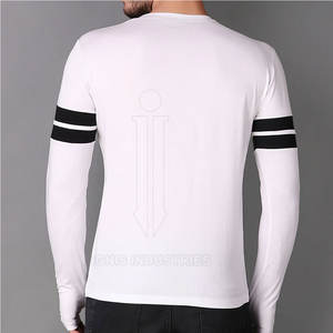 เสื้อยืด2025แขนยาวผ้าฝ้าย100% สำหรับผู้ชายและผู้หญิง - Product Image 4