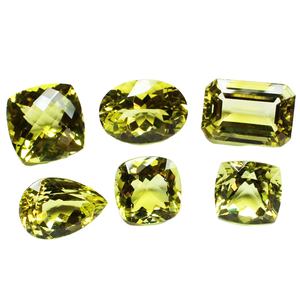 100% Naturel Citron Quartz Gemstone Exportation Qualité Qualité À Facettes À La Main Coupe Mixte En Forme De Pierres Précieuses De Guérison En Gros - Product Image 1