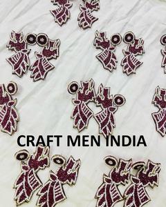 Pendientes de Botón con Cuentas Hechos a Mano para Mujer, Nuevo Diseño Clásico de Moda para Fiestas, Aniversarios, Noches, CRAFT MEN INDIA - Product Image 5