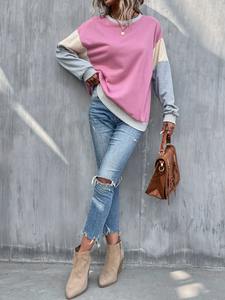 Sudadera Deportiva Lisa al por Mayor para Mujer, Manga Larga, Top de Chándal, Diseño de Logotipo Personalizado, Sudaderas Atléticas e Informales para Mujer - Product Image 5