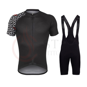 Maillot de cyclisme imprimé par Sublimation, ensemble de vélo OEM pour hommes, vêtements de cyclisme personnalisés, fabricant du Pakistan, 100% Polyester, vente en ligne - Product Image 3