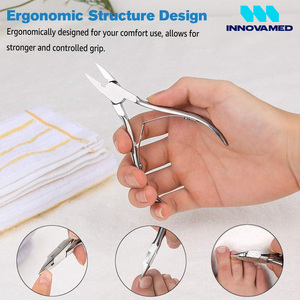 High Precision Stainless Steel Toenail Clippers Straight Blade for Thick Toenails Podiatry <b>Nail</b> Pliers Professional <b>Nail</b> <b>Tool</b> - Product Image 4